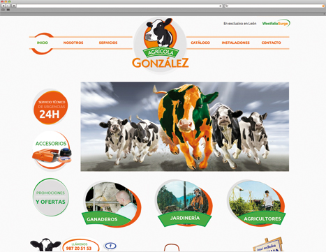 Diseño web - Indiproweb - Agrícola González