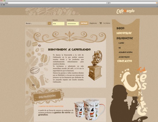 Diseño web - Indipro - Cafeteando leon