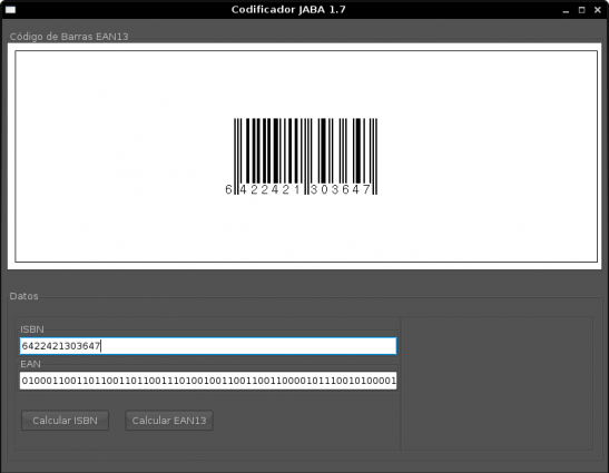 Codificador a EAN13