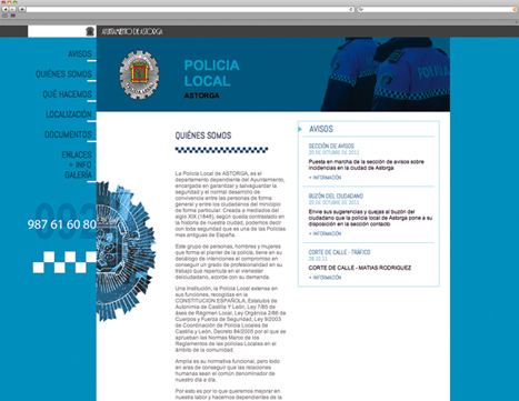 Diseño web - Indiproweb - Policia